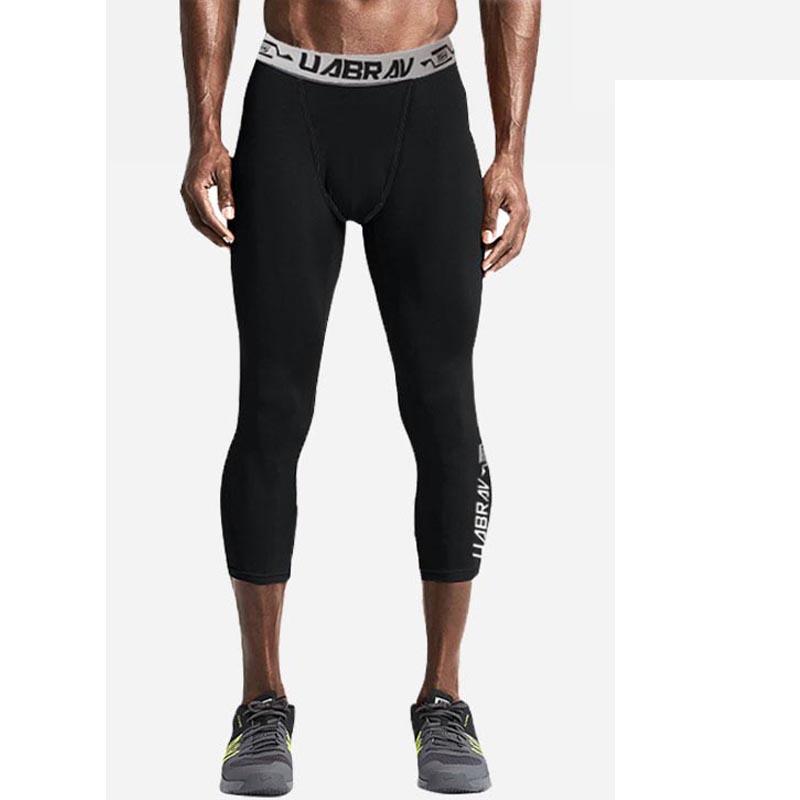 Mens Compression Tights Athletic Base Layers Spandex Sports Long Pants Quick-dry