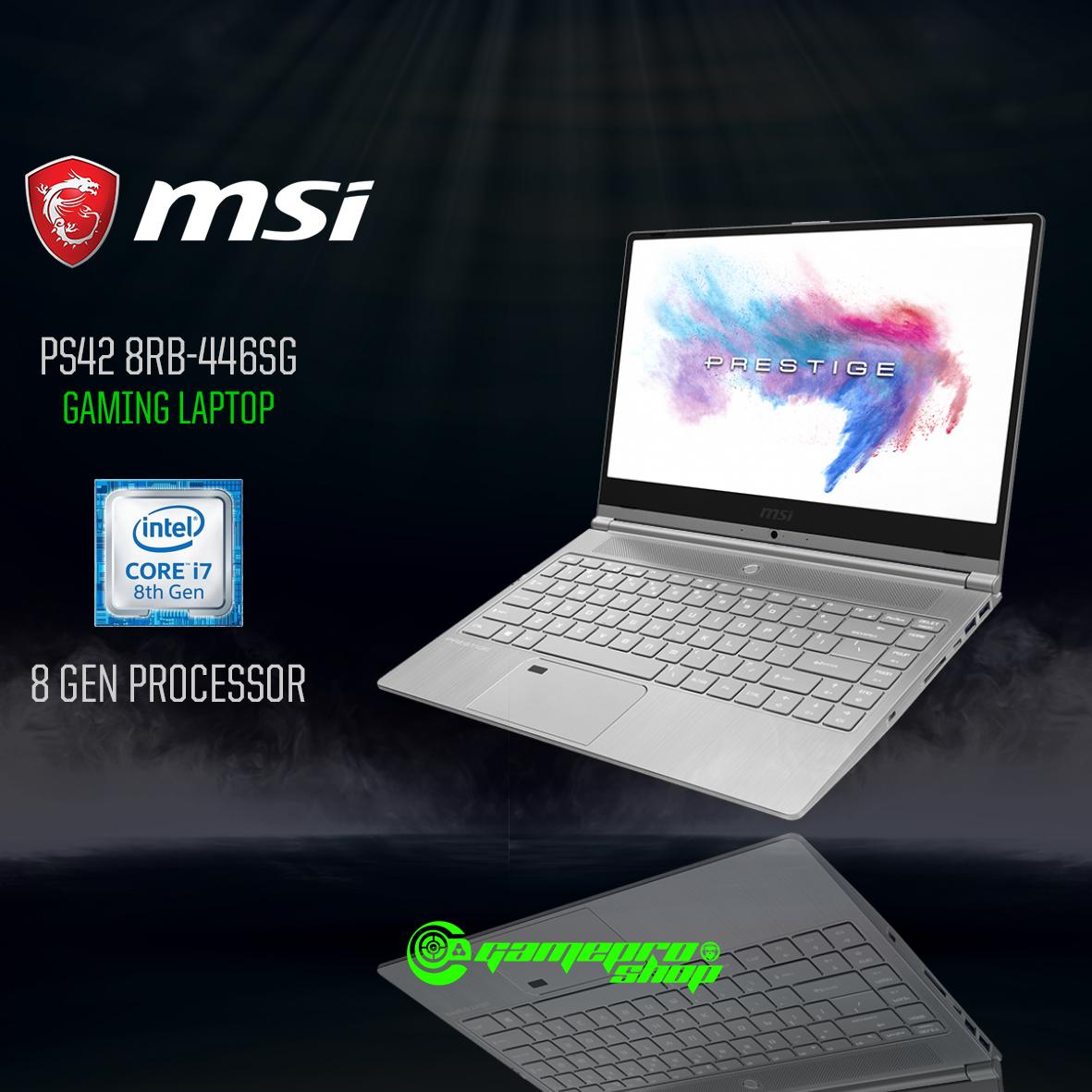 MSI PS42 8RB – 446SG (8TH GEN / MX 150 / 512GB NVMe SSD) 14” ULTRA – LIGHT GAMING LAPTOP *THE TECH SHOW PROMO*