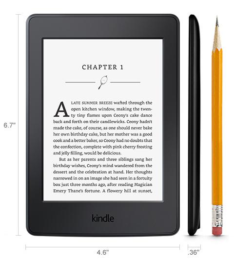 GIFT 2017 Latest Amazon Kindle E-Reader PaperWhite 3 with 6 Inch Built-in Light Glare-Free Touchscreen Display 4GB Memory with Amazon...