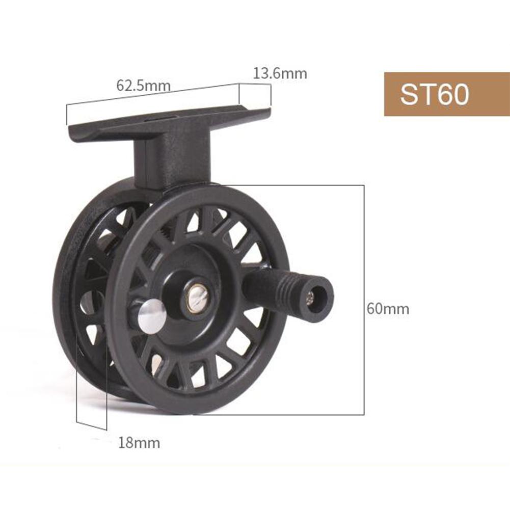 ABS Fly Fish Reel Former Ball Bearing Fish Reel Rafting Ice Fishing