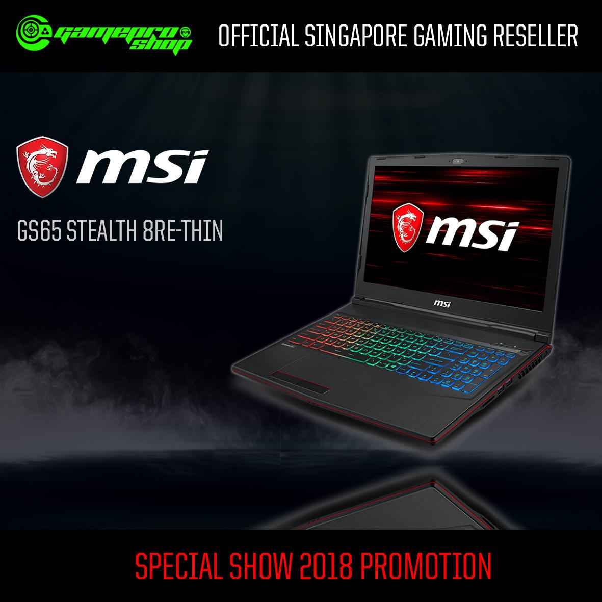MSI GP63 Leopard 8RE-285SG (I7-8750H/8GB DDR4/128GB SSD/GTX1060) 15.6″ Gaming Laptop *10.10 PROMO*
