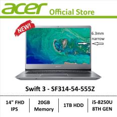 Acer Swift 3 SF314-54-555Z Thin & Light Laptop – 8th Gen Core i5 with Intel Optane Memory