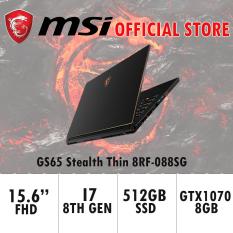 MSI GS65 Stealth Thin 8RF-088SG (I7-8750H/16GB DDR4/512GB SSD /8GB NVIDIA GTX1070) GAMING LAPTOP