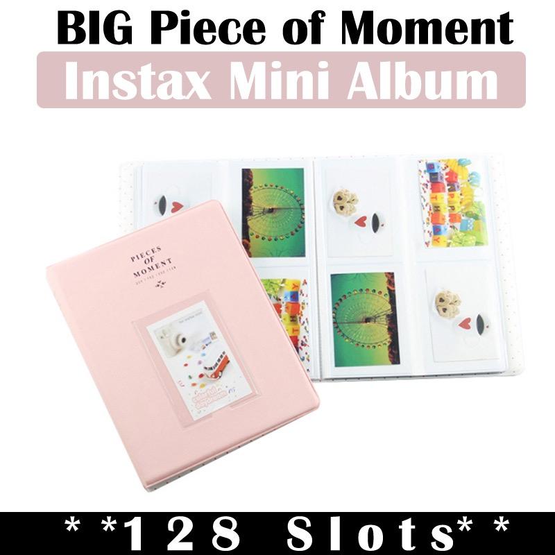 Pink Big Piece of Moment Instax Mini Album – 128 Slots