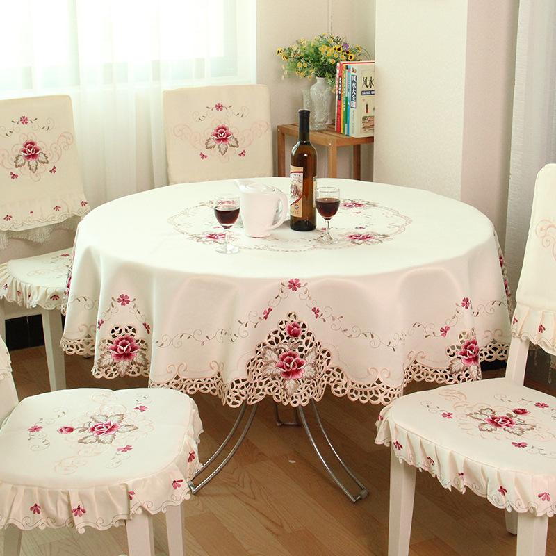 Thêu Bàn Vải Chair Cover Cho Gia Đình Sử Dụng OTR2