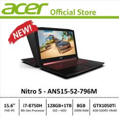 Acer Nitro 5 (AN515-52-796M) Gaming Laptop – 8th Generation i7 Processor with GTX 1050Ti Graphics