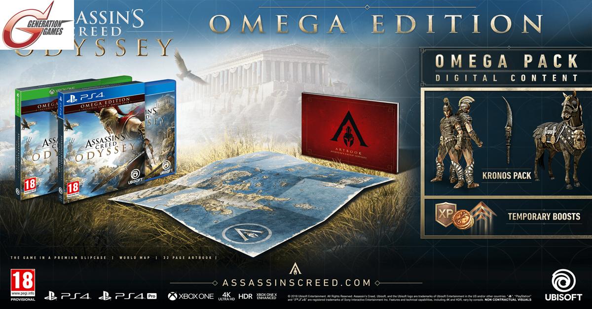 PS4 Assassin's Creed / Assassins Creed Odyssey Omega Edition + The Blind King Mission DLC (R3 English/Chinese)