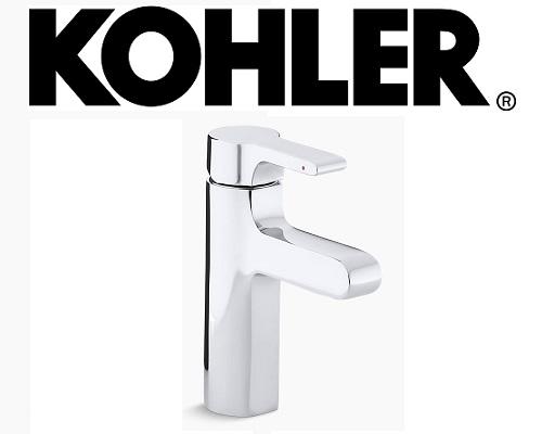 Kohler k-10860 - 4 Singulier 1.2 GPM single-holeバスルーム蛇口 - Includesポップアップ、 K-10860-4-CP 1 KOHLER K-10860-4-CP Singulier Single-Control Lavatory Faucet