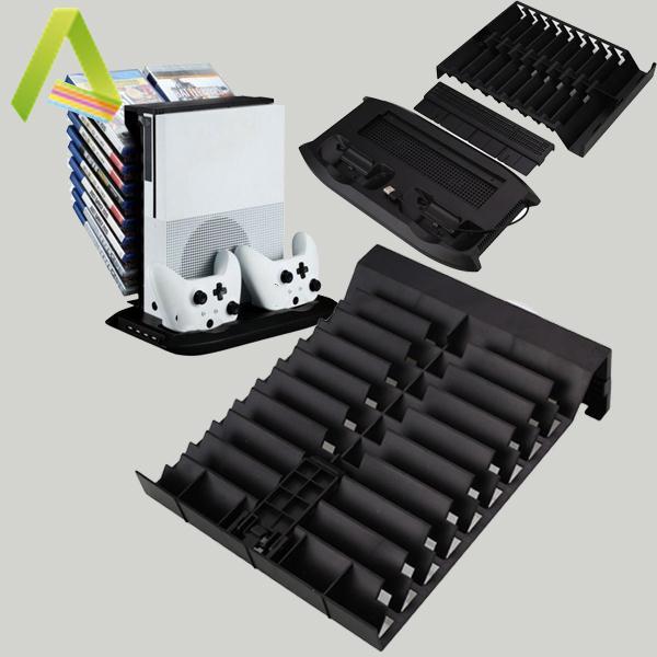 Stand Holder Cooling Fan Charging Station Storage For XBOX ONE S Black – intl