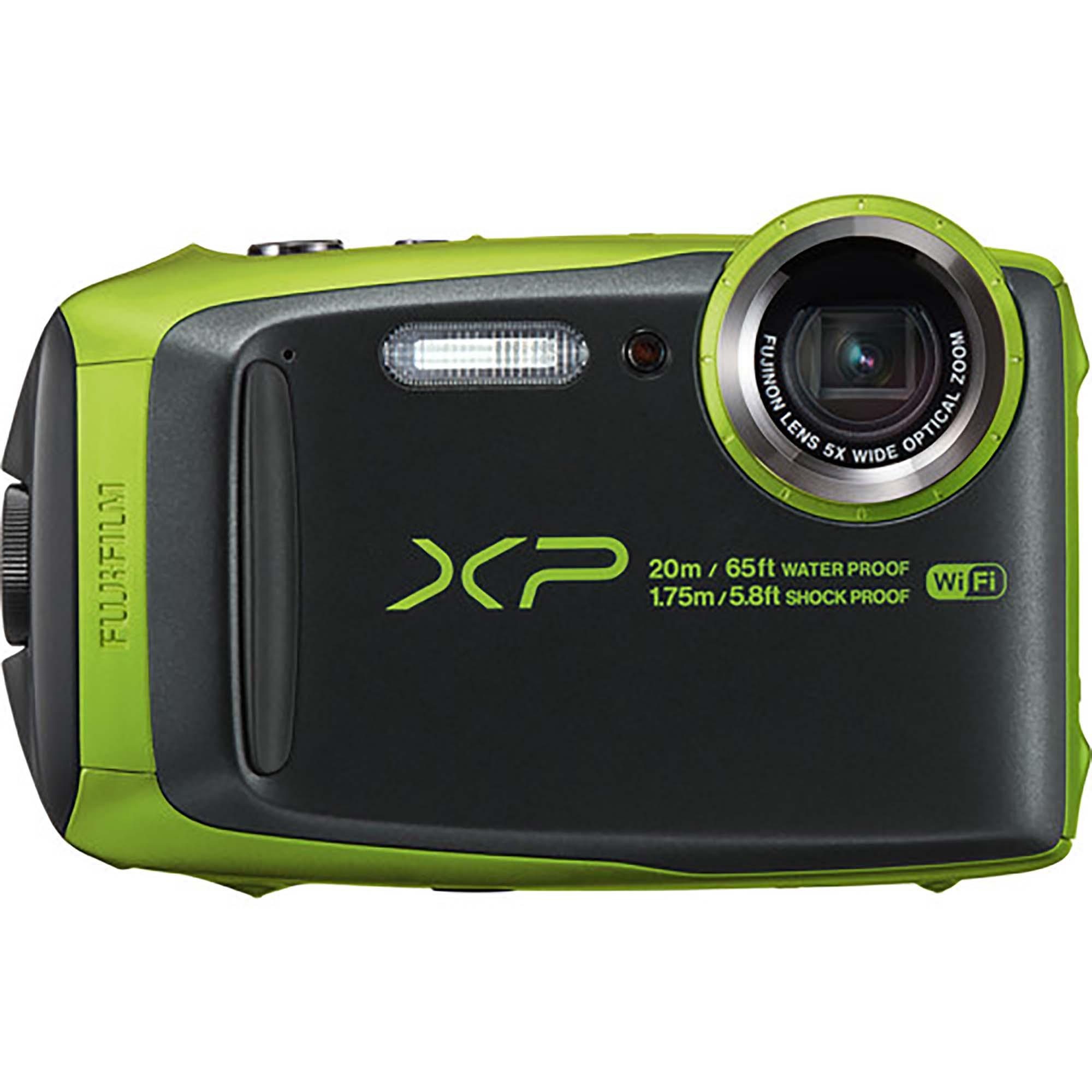 Fujifilm FinePix XP120 Waterproof Digital Camera (Green) Export