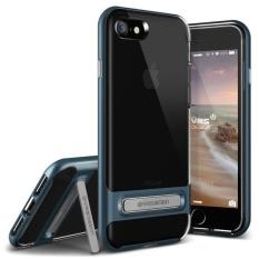 VRS Design Crystal Bumper Clear Kickstand Case iPhone 7 iPhone 8 Deep Blue