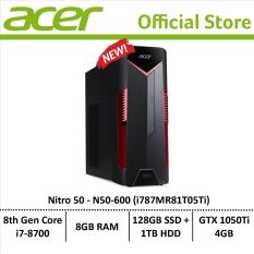 Acer Nitro 50 N50-600 (i787MR81T05Ti) Gaming Desktop