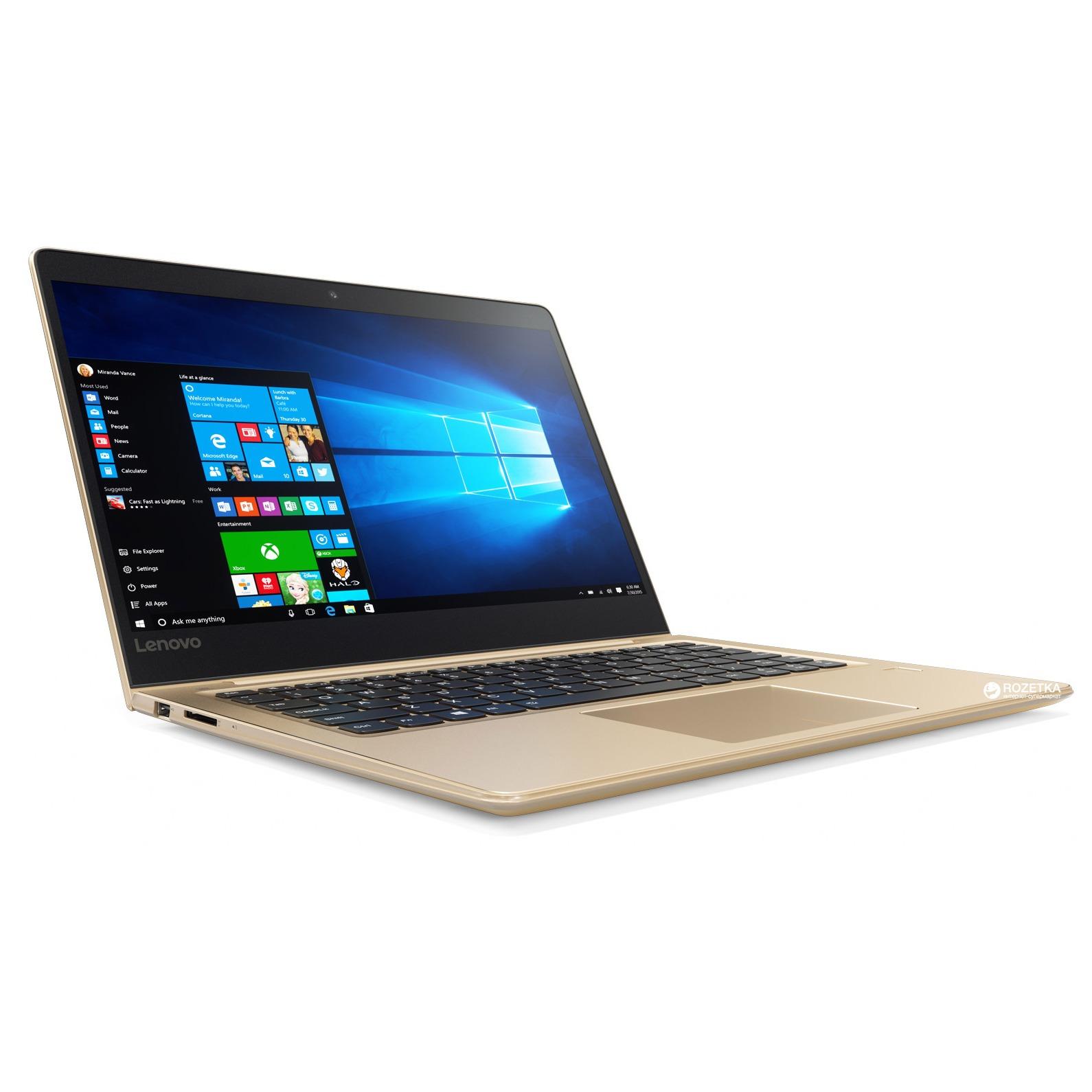 LENOVO IDEAPAD 710S PLUS 80W3005BSB 13.3IN INTEL CORE I7-7500U 8GB 256GB SSD NVDIA GT940MX 2GB WIN 10 HOME (GOLD)