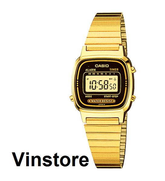 casio gold color watch