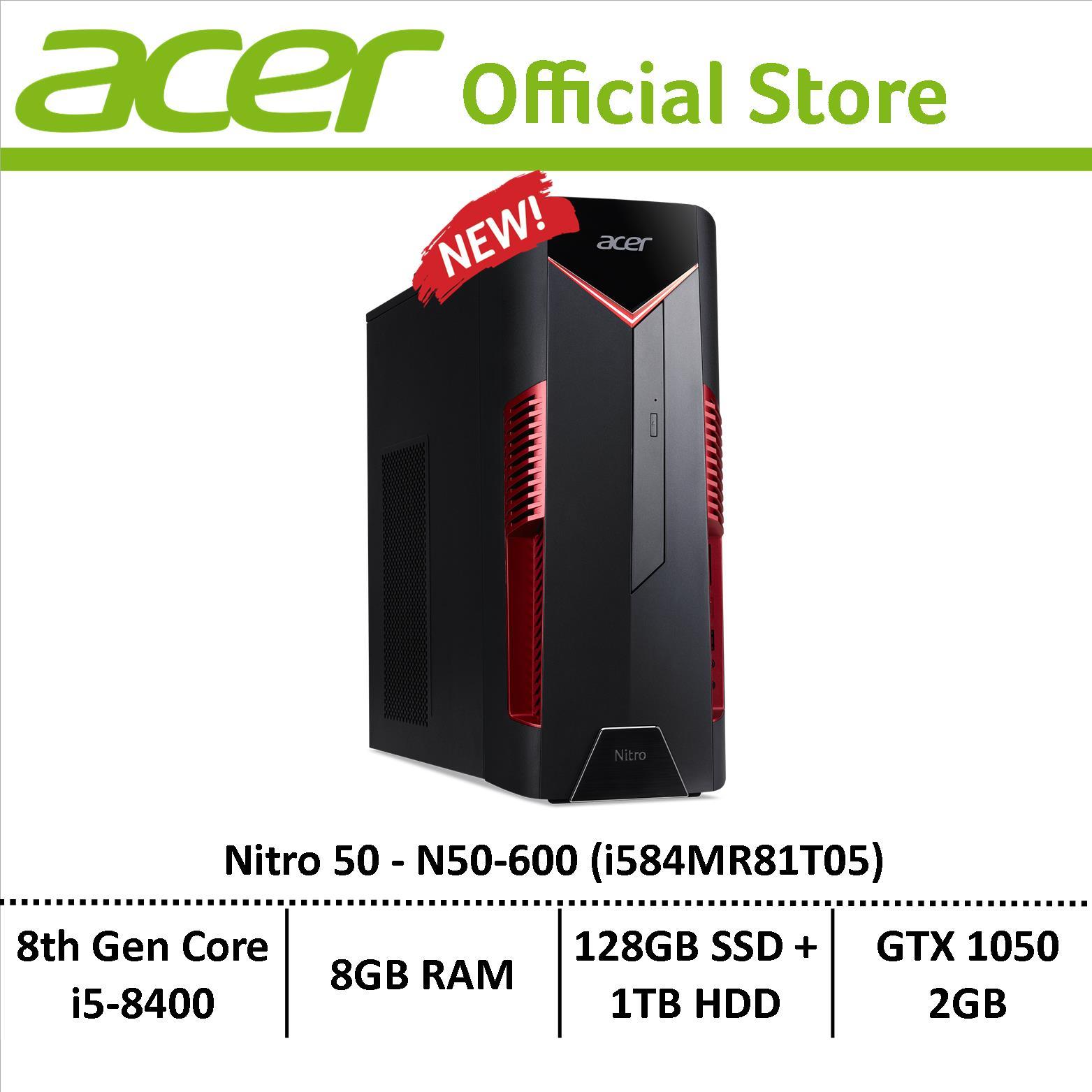 Acer Nitro 50 N50-600 (i584MR81T05) Gaming Desktop