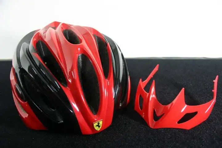 ferrari bicycle helmet