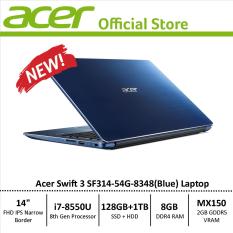 Acer Swift 3 SF314-54G Thin and Light Narrow Border Design Laptop – 8th Generation i7 Processor with NVIDIA Graphics Card