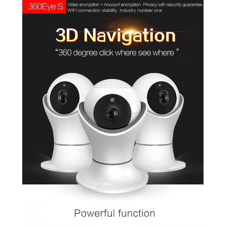 1080P HD 2MP Wifi IP Camera 360° Fisheye Indoor Security Surveillance CCTV