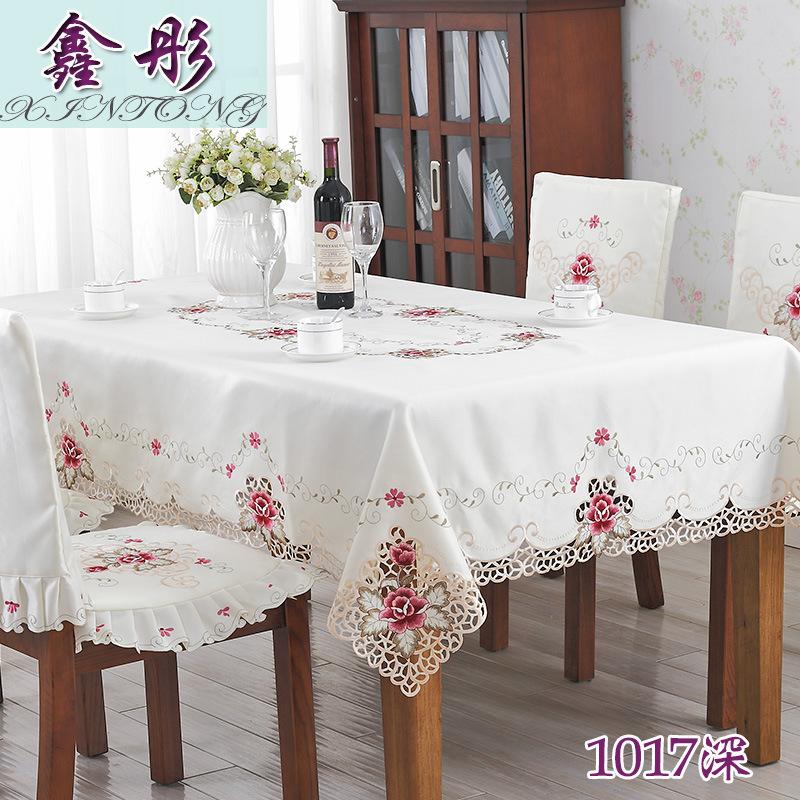 Thêu Bàn Vải Chair Cover Cho Gia Đình Sử Dụng OTR2