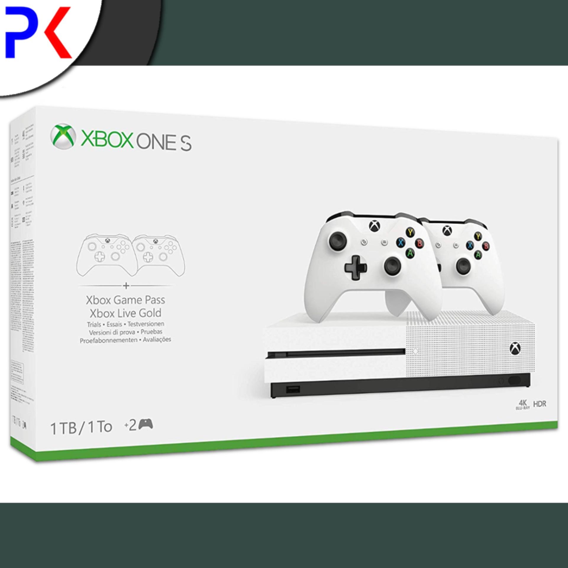 Xbox One S 1TB (ASIA) Two Controller Bundle 11