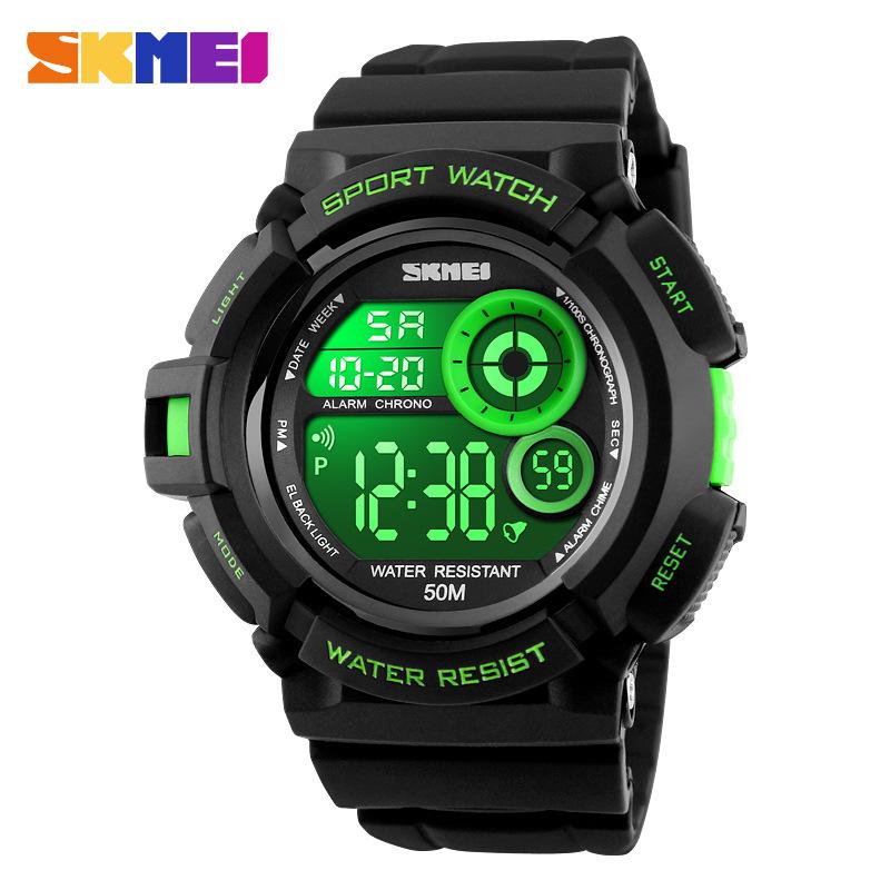Skmei Multi-Functional New Fashion Luminous Watch Men’s Cool Waterproof Student Sports Electronic Watch