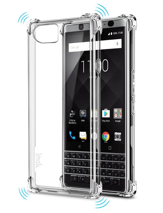 Blackberry Key2 Imak Shock Resistant Case and Screen Protector Bundle