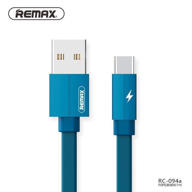 REMAX Kerolla Fast charge Cable 1M For USB Type C / USB C Samsung S9 S9+ Plus Note 8 S8...