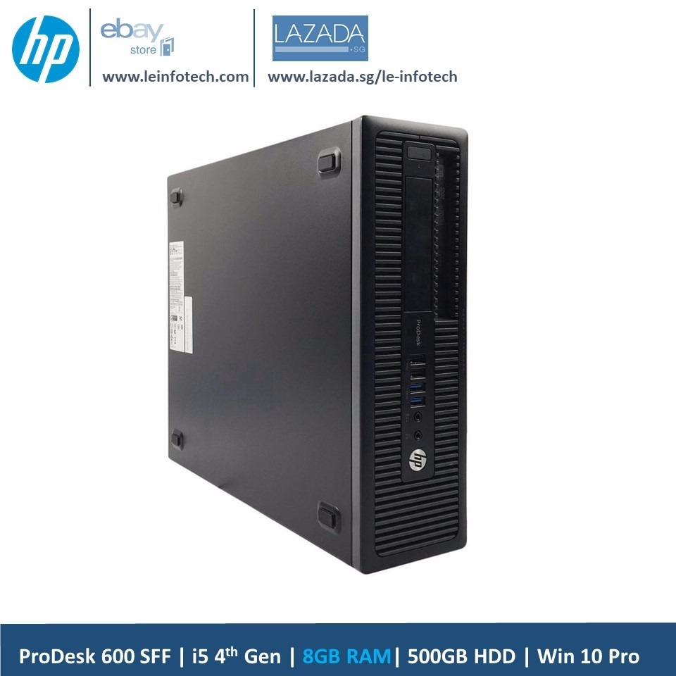 HP ProDesk 600 G1 SFF Small Form Factor Business Desktop Intel i5-4570 #3.2Ghz 8GB RAM 500GB HDD Win 10 Pro 30 days warranty Used