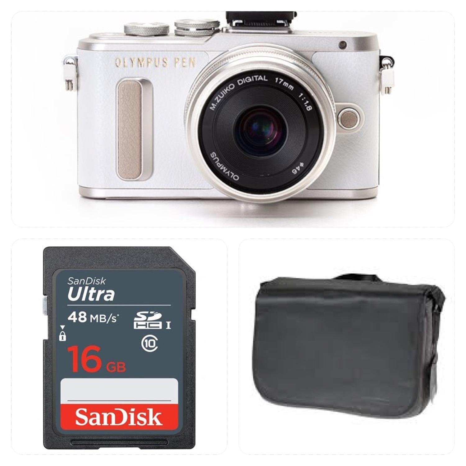 Olympus PEN E-PL8 Mirrorless Micro Four Thirds Digital Camera with 14-42mm Lens (White)Warranty
