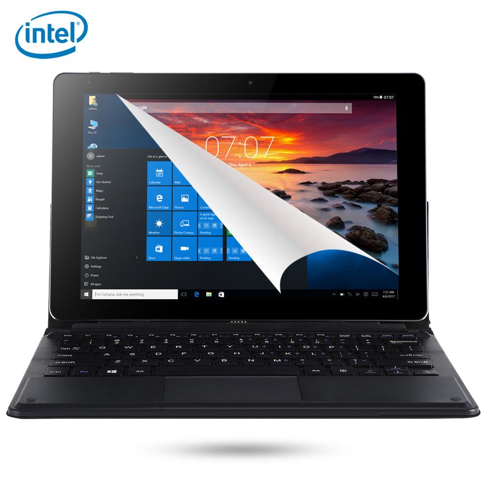 CHUWI Hi10 Plus Tablet PC Windows 10 + Android 5.1 10.8 inch IPS Screen Intel Cherry Trail X5 Z8350 64bit Quad Core 1.44GHz 4GB RAM 64GB ROM Bluetooth(with keyboard)-Black – intl