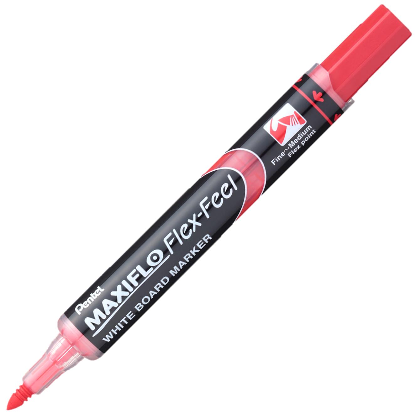 Pentel Maxiflo Mwl5sbf Flex Feel Whiteboard Marker Bubble Store 0994