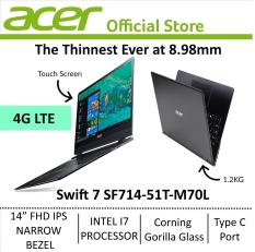 Acer Swift 7 SF714-51T-M70L The Thinnest Laptop with LTE 4G