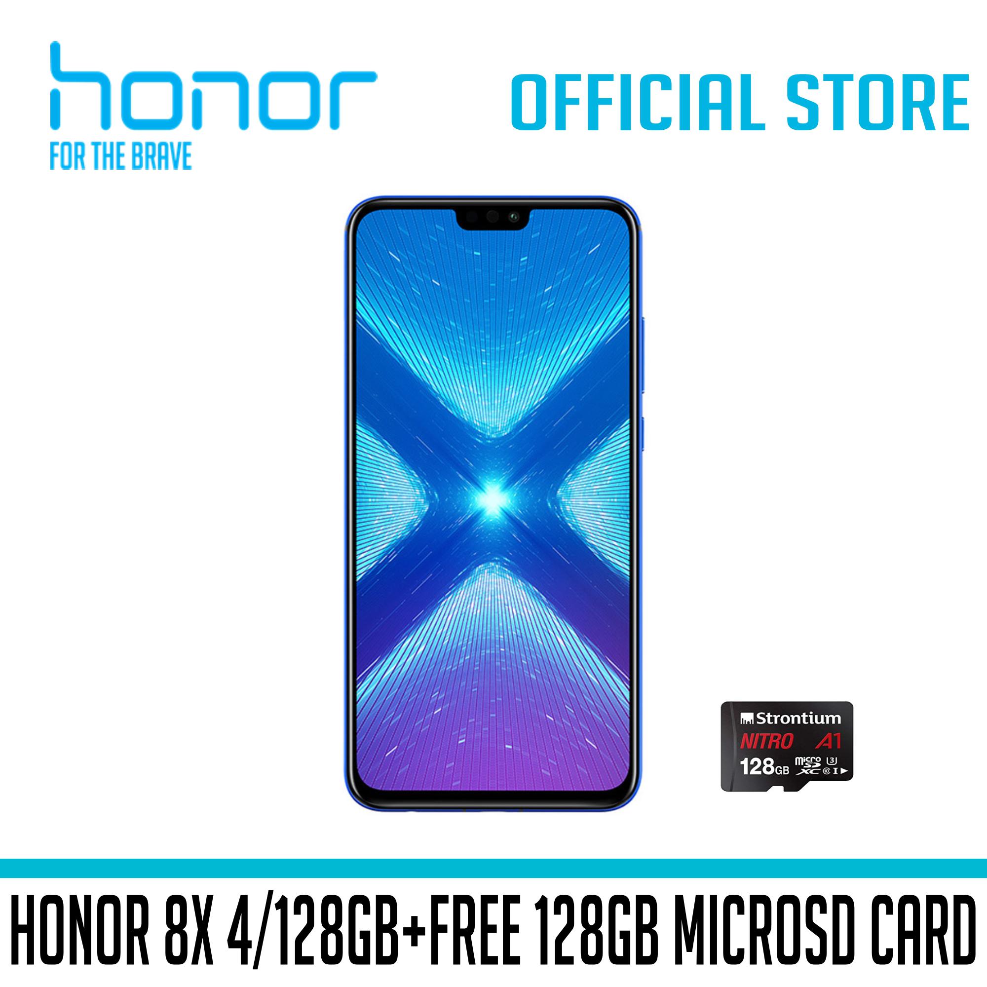 Honor 8X 4/128GB – Free 128GB MicroSD Card