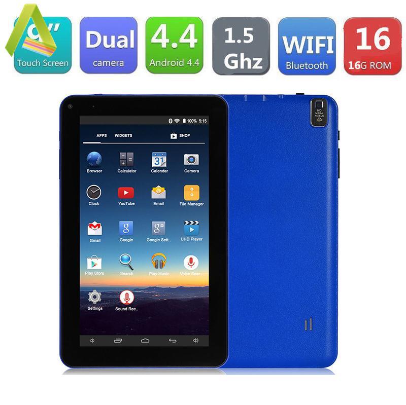 9” A33 Quad Core Dual Camera Google Android 4.4 WIFI HD 1G + 16G Tablet PC US