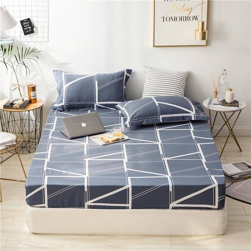 100% Cotton Ga Bọc Đệm 1.2/1.5/2.0m M Trên Giường Cung Cấp 100% Cotton Ga Giường Đơn Chiếc Duy Nhất Hai Người Vỏ Chăn