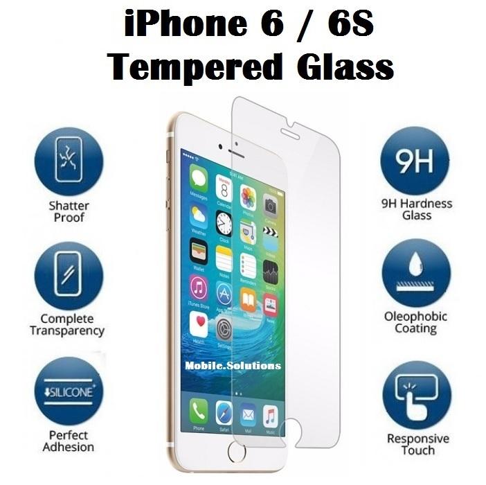 iPhone 6 / 6S Tempered Glass Screen Protector (Clear)