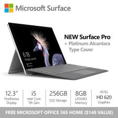 [SALE] Surface Pro (2017) i5 / 8gb / 256gb + Platinum Alcantara Type Cover Bundle