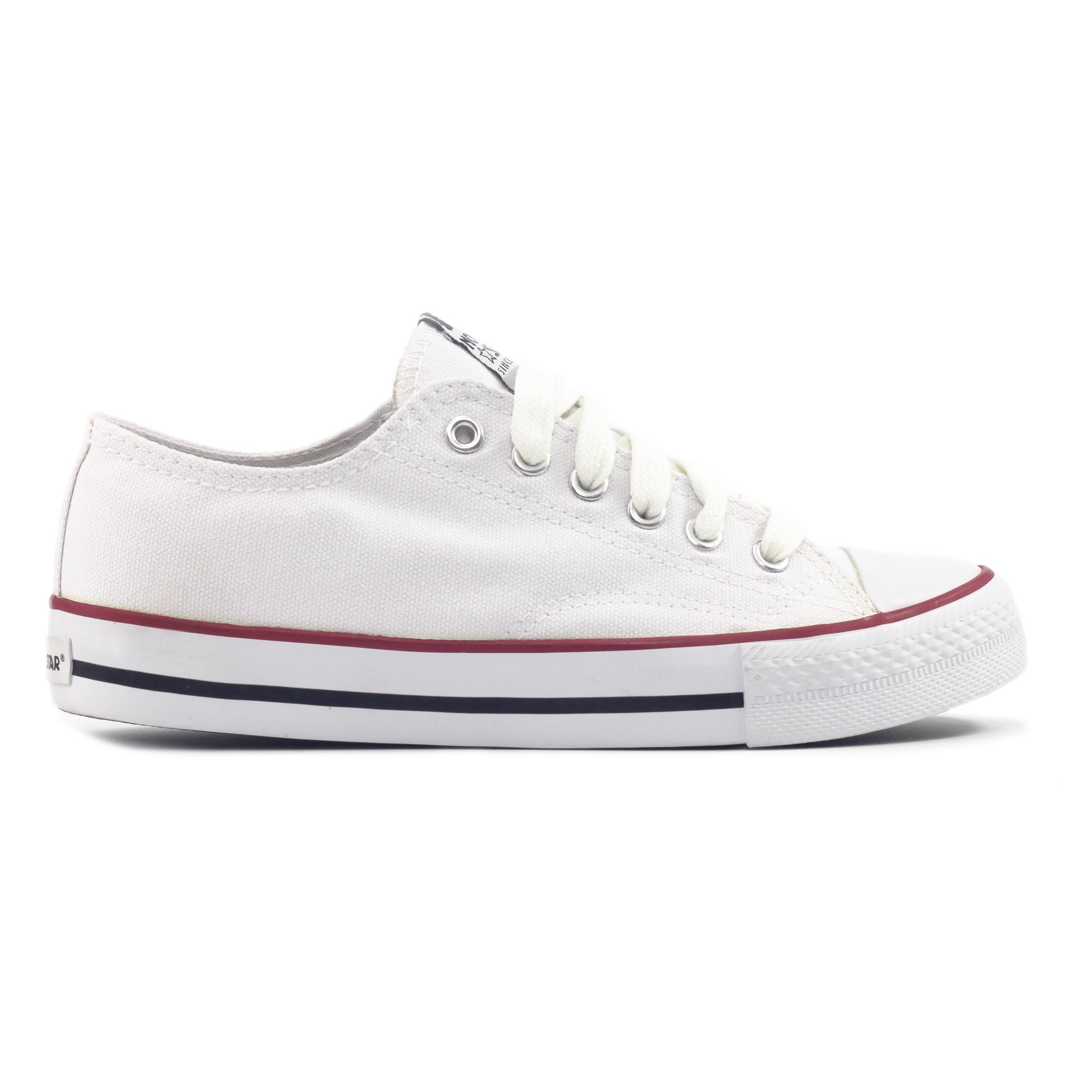 north star white sneakers