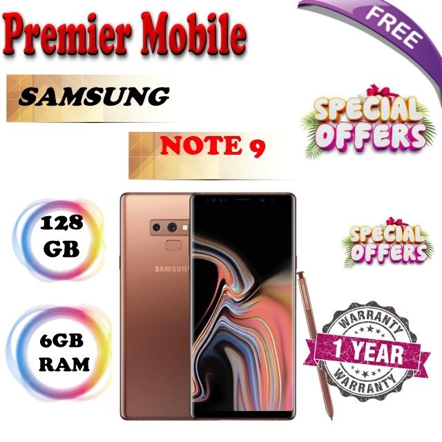 Samsung Note 9 128GB 1 Year Samsung Warranty