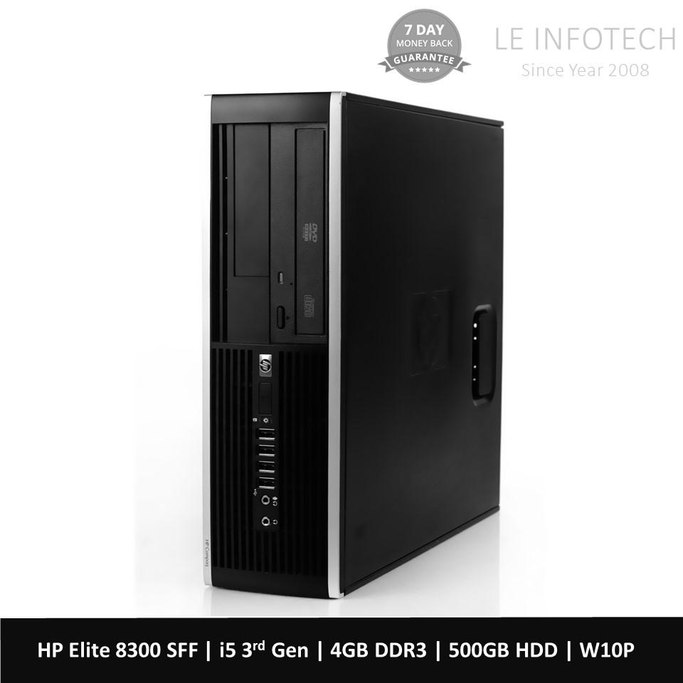 HP Elite 8300 SFF i5-3470#3.2Ghz 3rd Gen-Quad Core 4GB RAM 500GB HDD Win 10 Pro 30 Days warranty Used