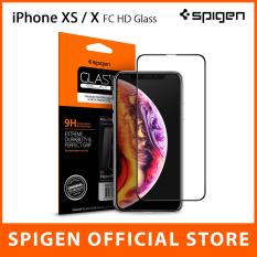 Spigen iPhone XS / X Full Coverage HD Tempered Glass