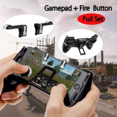 V6.0 L1R1 Sharpshooter Gaming Trigger Fire Button Aim Key Phone Shooter Controller PUBG + Gaming Joystick Handle Holder Controller for Games on iPhone and Android