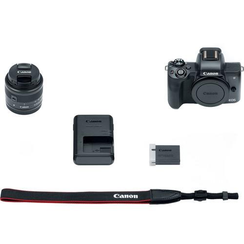 Canon EOS M50 Kit (EF-M 15-45mm f/3.5-6.3 IS STM Lens)