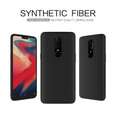 Nillkin Synthetic Fiber Case With Metal Sheet For OnePlus 6 Casing Cover Full Coverage Carbon