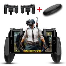 Mobile Game Controller, 1 Pair Game Triggers for Knives Out/PUBG/Fortnite/Rules of Survival and 1 Pair Mobile Game Controller for 4.5-6.5inch Android Phone iPhone