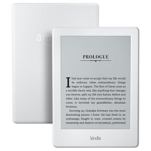 Amazon Kindle 8th Gen White 2016 (Latest, With Special Offers, USA Edition) + 1 x Glossy, 1 x Matt Screen Protector (USA/Special Offers)