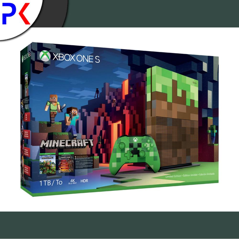Xbox One S 1TB (ASIA) Minecraft Limited Edition Bundle