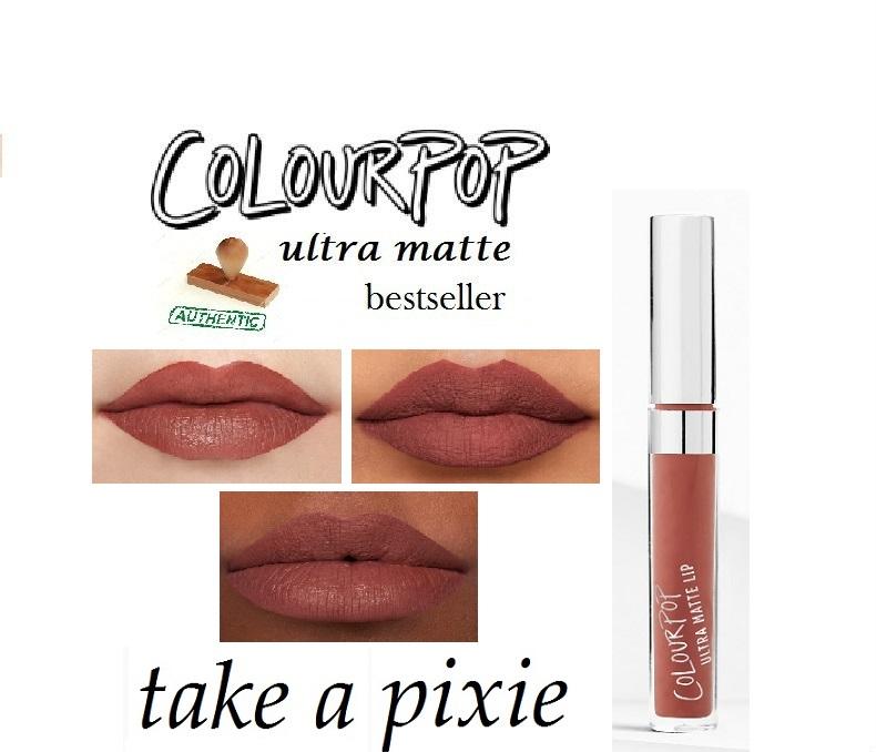 colourpop ultra matte lip take a pixie