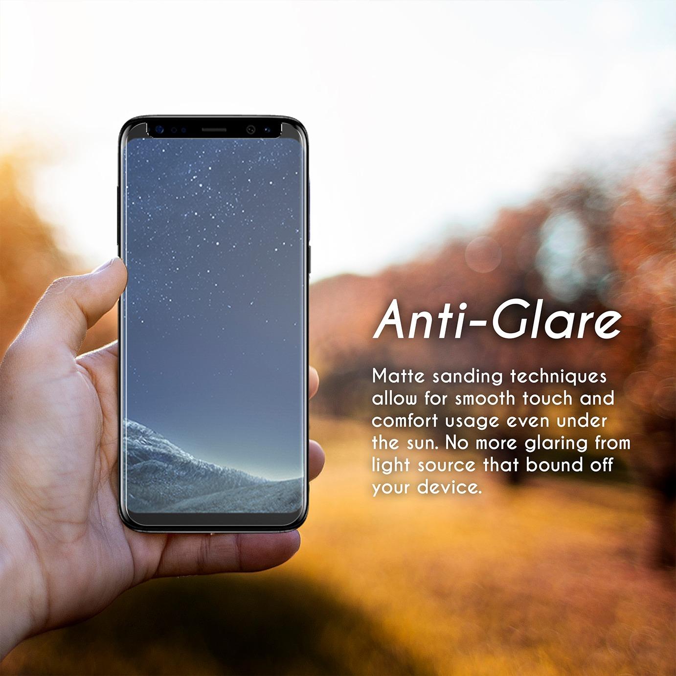 Nanotech Samsung Galaxy S9 / S9 Plus Matte Anti-Glare Curved Tempered Glass Screen Protector