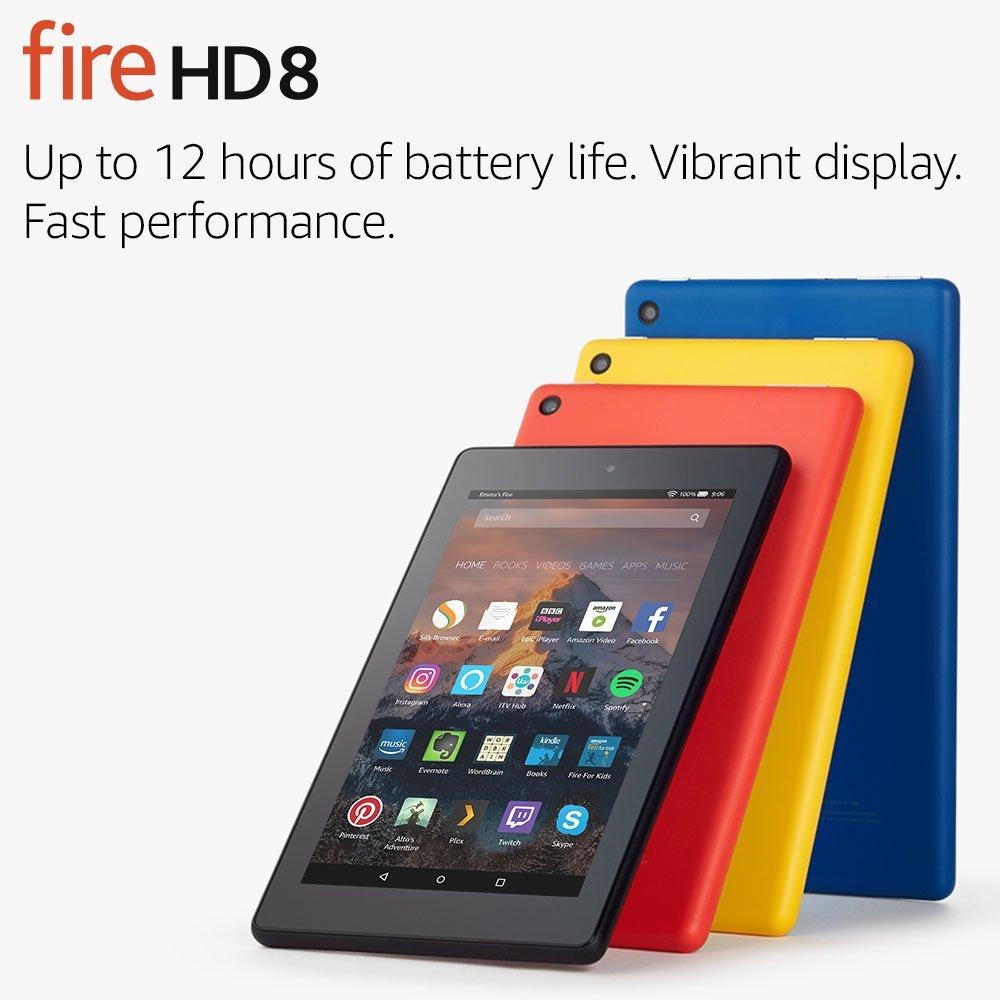 Amazon Fire HD 8 Tablet with Alexa, 8